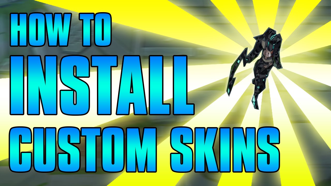 HOW TO DOWNLOAD AND INSTALL CUSTOM SKINS FOR LEAGUE OF LEGENDS! YouTube