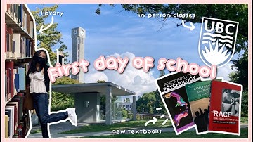 vlogging my first day of "real" university @ ubc vancouver!