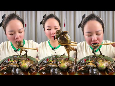 Asmr Eating Spicy Food | Mukbang Chinese Food | Forest Frog