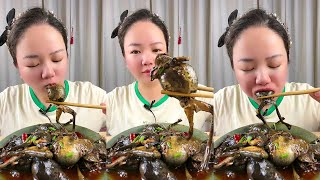 Asmr Eating Spicy Food | Mukbang Chinese Food | Forest Frog