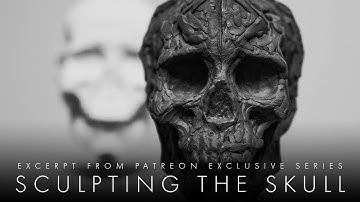Sculpting The Skull - How To Sculpt A Portrait -  Ep. 2 - Excerpt From Patreon Exclusive