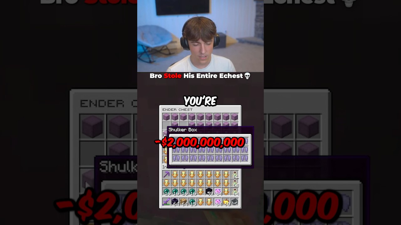Bro Stole His Entire Echest 😭
