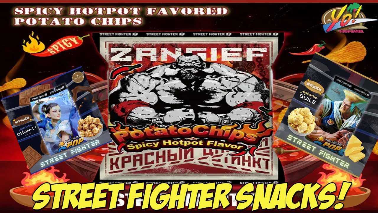 Street Fighter Snacks! YoVideogames Eats and Reacts! - YouTube