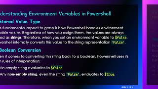 Understanding Powershell Environment Variables: Why $false Equals True