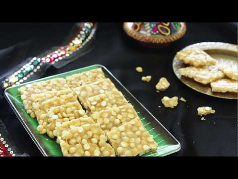 Roasted Chana Chikki | भुने चने की चिक्की | Bugran ji Gurdani | Parched Gram Brittle