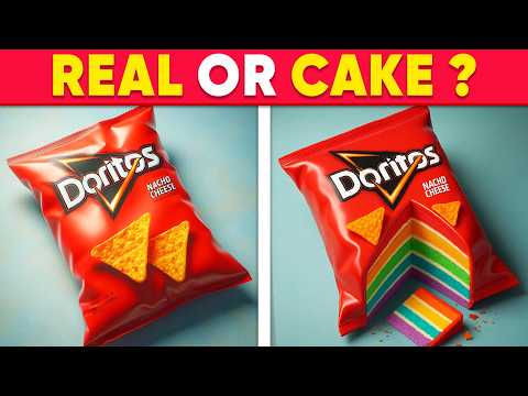 Would You Rather - REAL or CAKE 🧀🎂🍰 Quiz Shiba