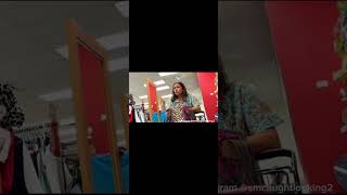 Woman Store Reaction