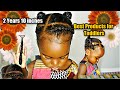 Adorable Hairstyles for Little Black Girls + How to Detangle + How to Grow your Baby's Hair Fast