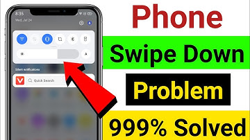 mobile me upar se slide nahi ho raha hai | mobile swipe down problem | mobile swipe down