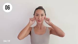 Get rid of DOUBLE CHIN & FACE FAT✨ 7 mins routine to Slim Down Your Face -Sharp jawline, V-Shape