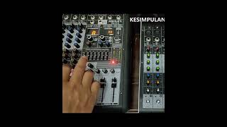 Periksa master volume geser dan putar! #settingmixer #faders #equaliser