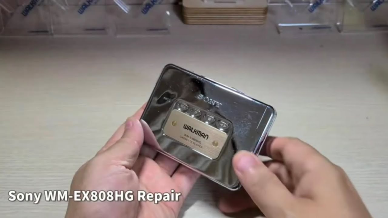 Sony WM-EX808HG Cassette Player Walkman - YouTube