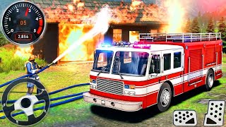 Real Fire Truck Driving Simulator 2025 - New Fire Fighting Fireman's Daily Job - Android GamePlay screenshot 2
