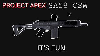 SA58 OSW is Fun to Shoot. | PROJECT APEX