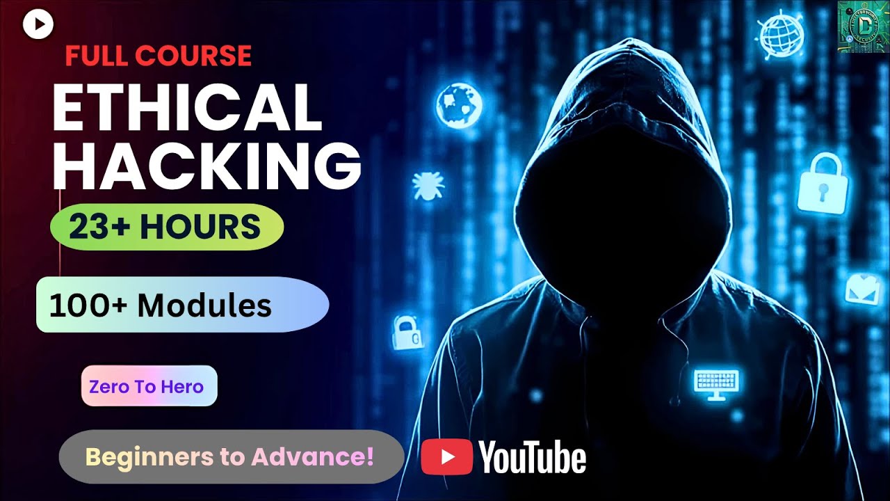 ⁣Ethical Hacking Full Course in 1 Video (23+ Hours) | Beginner to Advanced | Learn Hacking Practical