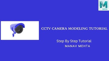 CCTV Camera Modeling Tutorial In 3D Maya | 3 Min | Lets Animate #78
