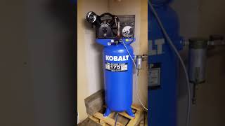 Kobalt 175psi Two stage air compressor #garage #shop