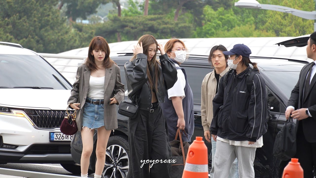 [4K] 25.05.05 LE SSERAFIM (르세라핌) 출국 LE SSERAFIM Airport Departure 직캠 fancam