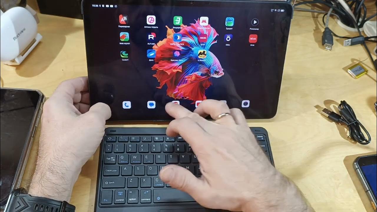 Клавиатура с тачем - Blackview K1 - YouTube