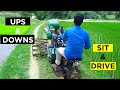 Sit and ride in rough paths, ups & downs | வரப்பு மேடு பள்ளம் - உக்கார்ந்து ஓட்டுதல்  | KMW Mega T15