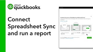 How to connect Spreadsheet Sync and run a report