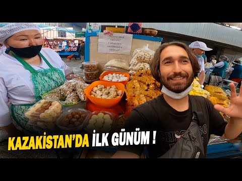 Kazakistan’da İLK GÜNÜM | AT ETİ ve ALMATI Sokakları! #122