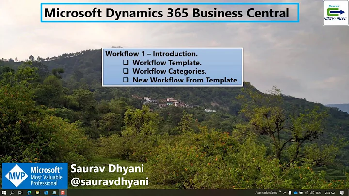 MSDYN365BC - Workflow 1 - Introduction.