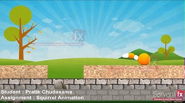 SARVAM FX ANIMATION INSTITUTE RAJKOT Squirrel 3D Animation (Sarvam Fx Institute Student work)