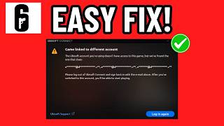 كيفية إصلاح مشكلة ربط اللعبة بحساب مختلف على UBISOFT CONNECT (RAINBOW SIX SIEGE) 2026! screenshot 5