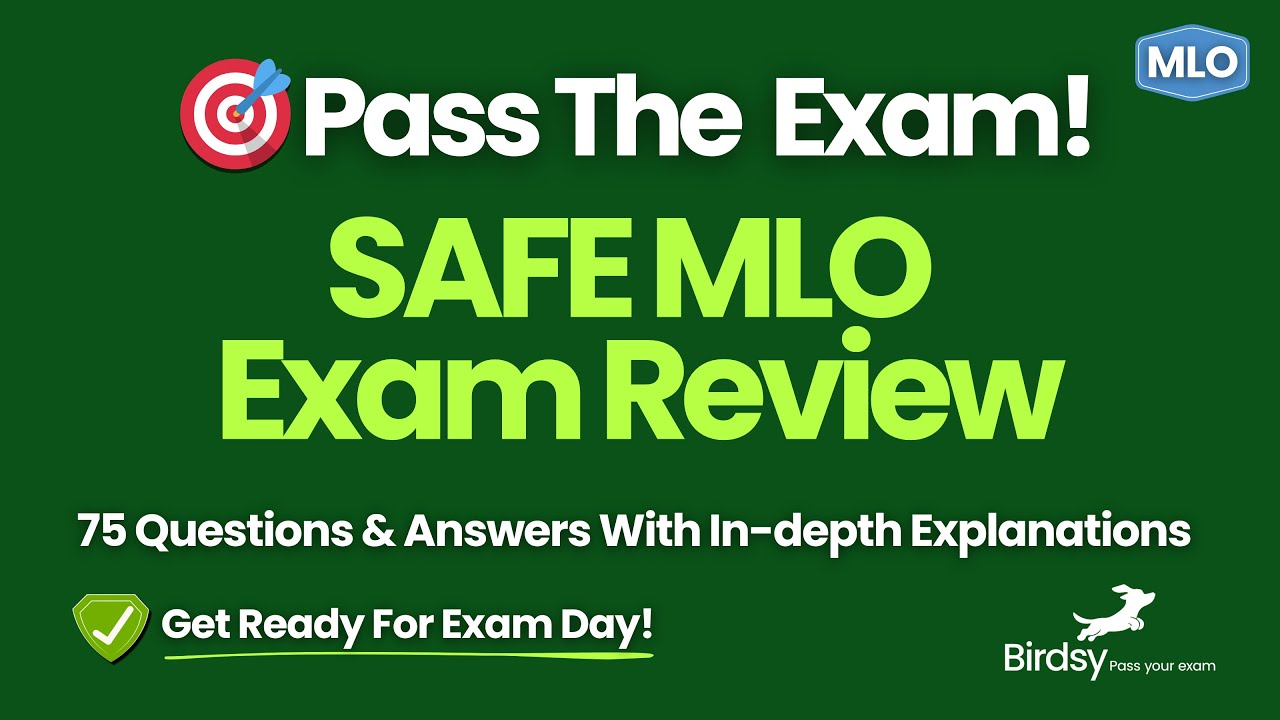 🎯 Pass the SAFE MLO Exam!