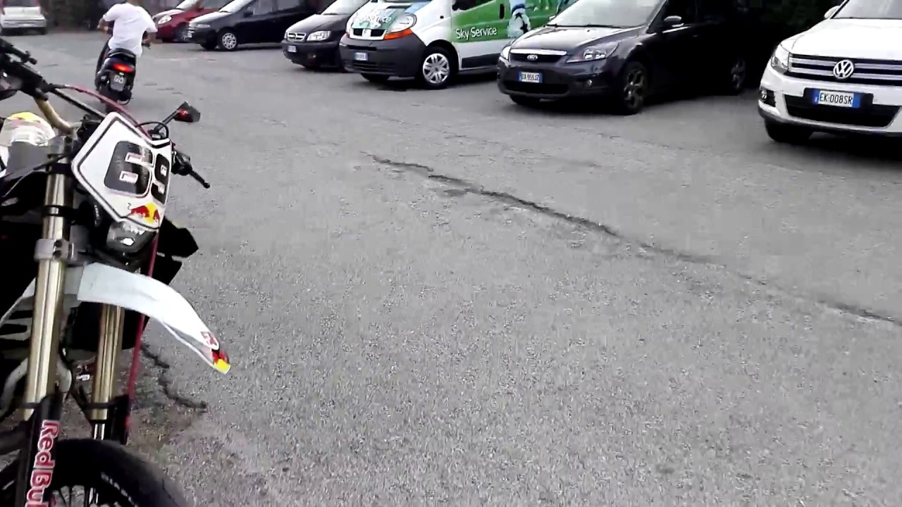 Wheelie Crash [] Zip Fast Rider 70 Malossi