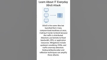DDoS (Distributed Denial of Service) Explained for Beginners 🌐⚡ #shorts