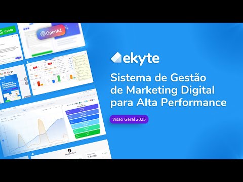 Visão geral da Plataforma de Gestão de Marketing eKyte - video from eKyte