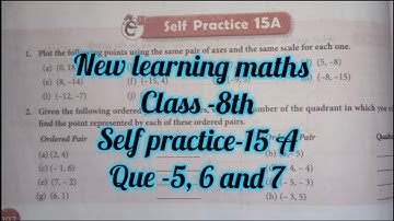 new learning composite mathematics class 8 self practice 15a | schand maths class 8 solutions ch-15