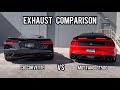 Mustang GT500 vs C8 Corvette - Exhaust Sound Comparison