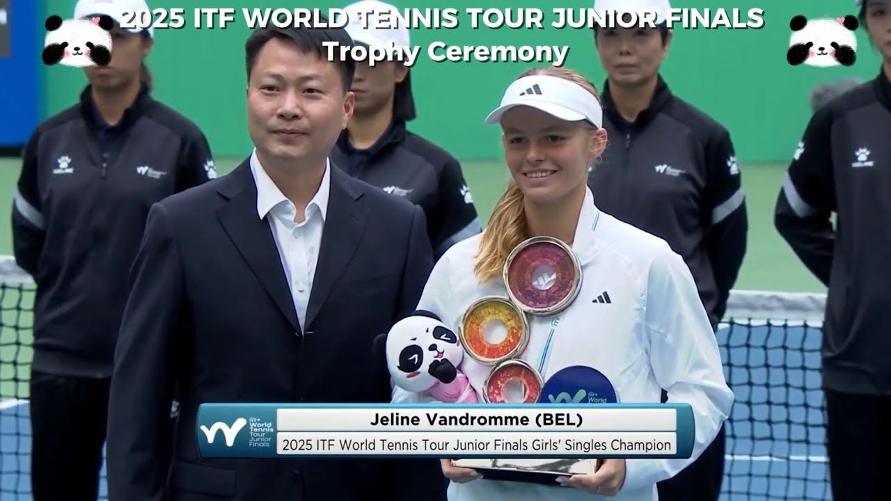 Girls Award Ceremony 2025 ITF World Tennis Tour Junior Finals #tennis # ...