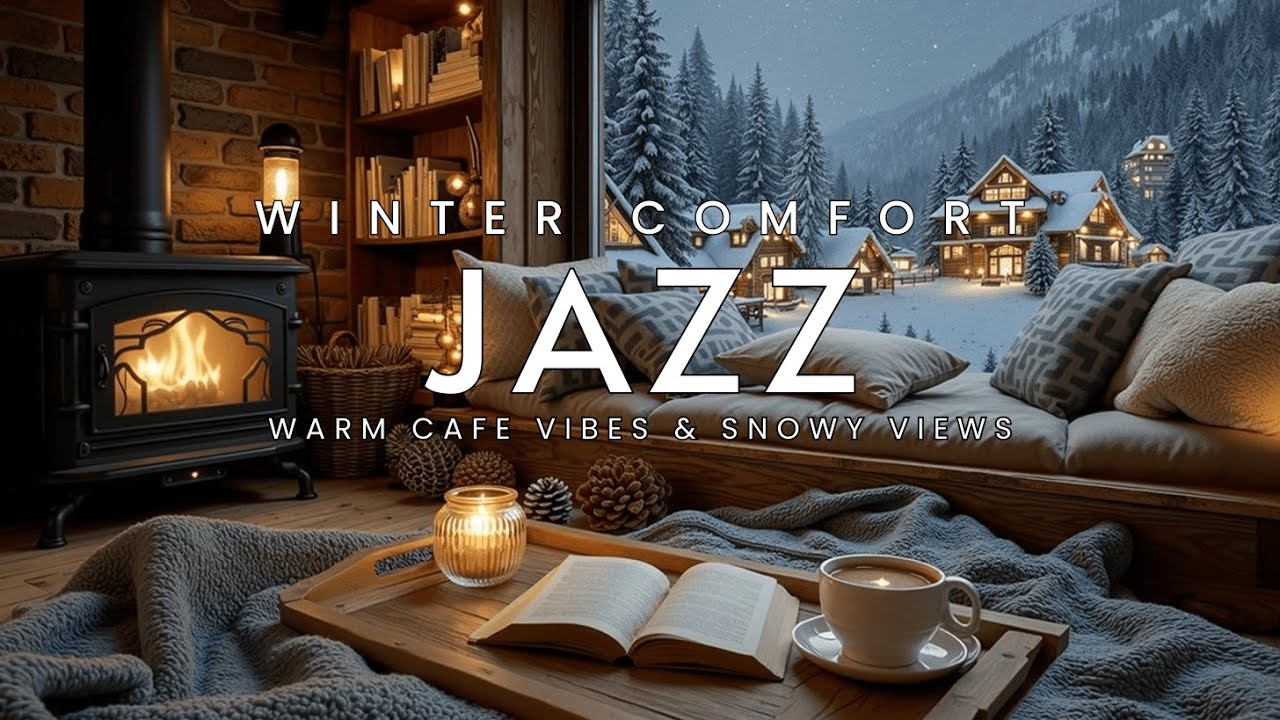 Уютная атмосфера кафе и заснеженные виды