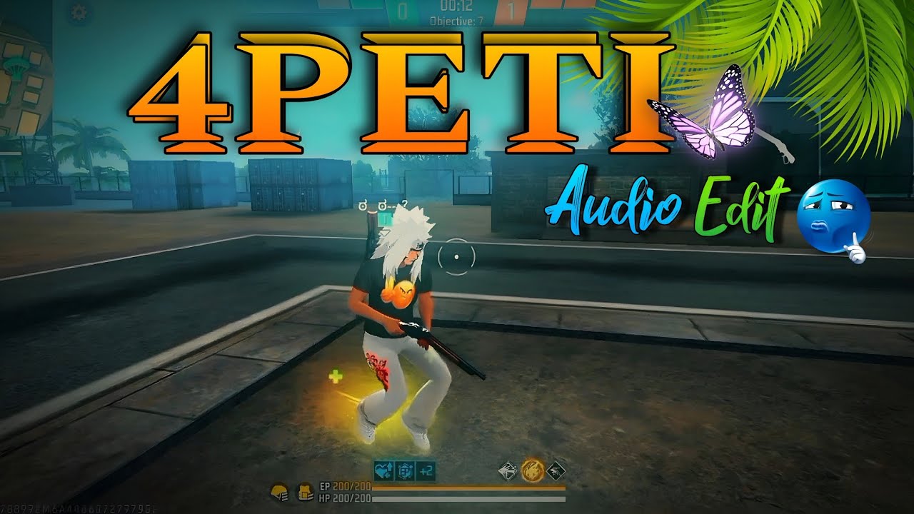 Capcut edit 🔥 4PETI (B) Audio edit 😱 Free fire montage video edit😍 Free fire viral status 👀