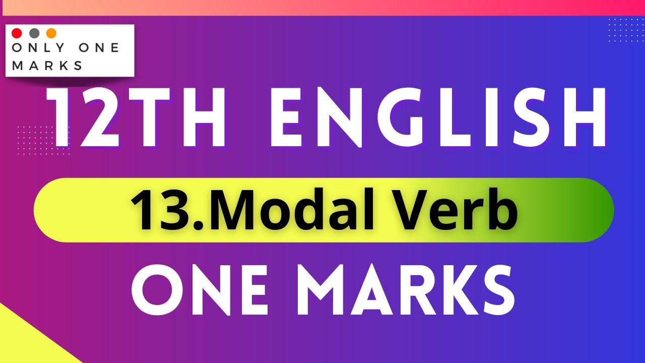 12-й курс английской грамматики 🔥 Модальные глаголы 🔥 Один балл, часть 13