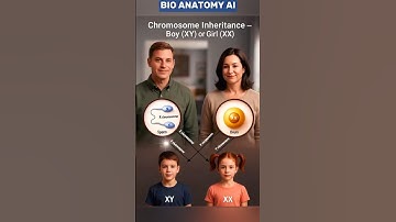 How a Baby’s Sex is Determined | Chromosome Inheritance🧬(XY vs XX) #dna #chromosome#biology#genetics