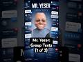 Mr. Yeser: group Texts (1 of 3)