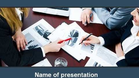 Pie Chart Discussion PowerPoint Template by PoweredTemplate.com