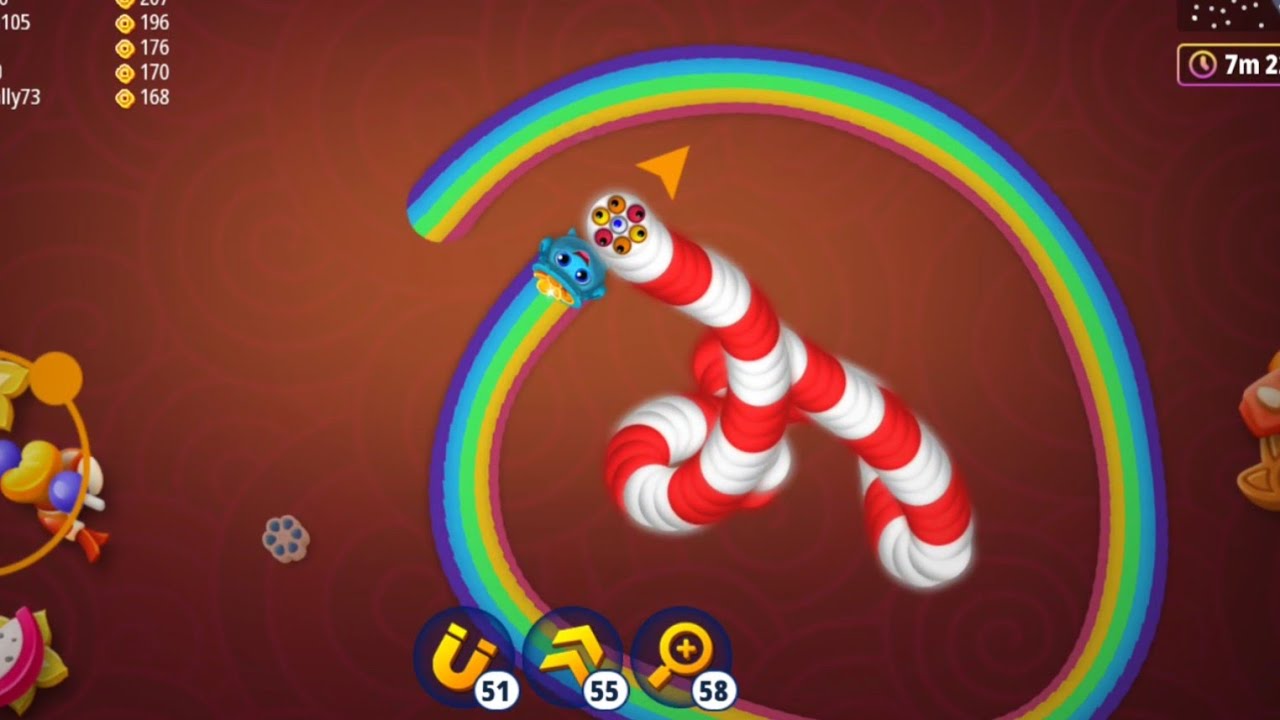  🐍WORMSZONE.IO | Lunar Event Top 1 Rank 🏆 24 Kills Full Gameplay | Epic Battle |#wormszone #gaming 