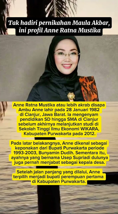 profil anne ratna mustika, ibu sambung maula akbar anak dedi mulyadi #shortsfeed #kabarterbaru #fyp