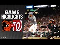 Orioles vs Nationals Game Highlights 5724  MLB Highlights