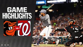 Orioles vs. Nationals Game Highlights (5/7/24) | MLB Highlights