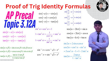 AP Precalculus | Topic 3.12A | How to Prove Trigonometric Fundamental Identities.