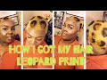 Dej Loaf Leopard Print Inspired hairstyle using Adore Spiced Amber & Jet Black