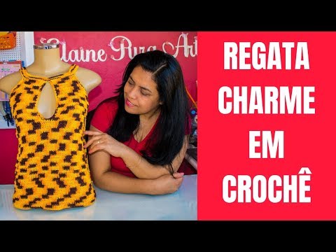 REGATA CHARME EM CROCHÊ