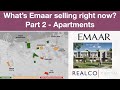 What&#39;s Emaar selling right now? Part 2 - Apartments